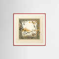 Red Wood Square Gentle Spirit