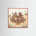 Red Wood Square Kotu Island Warrior