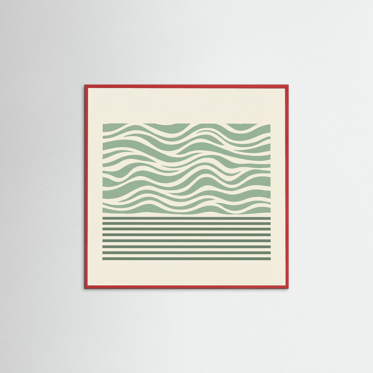 Red Wood Square Lavender Dualism