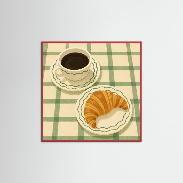 Red Wood Square Morning Indulgence