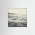 Red Wood Square Muted Tides