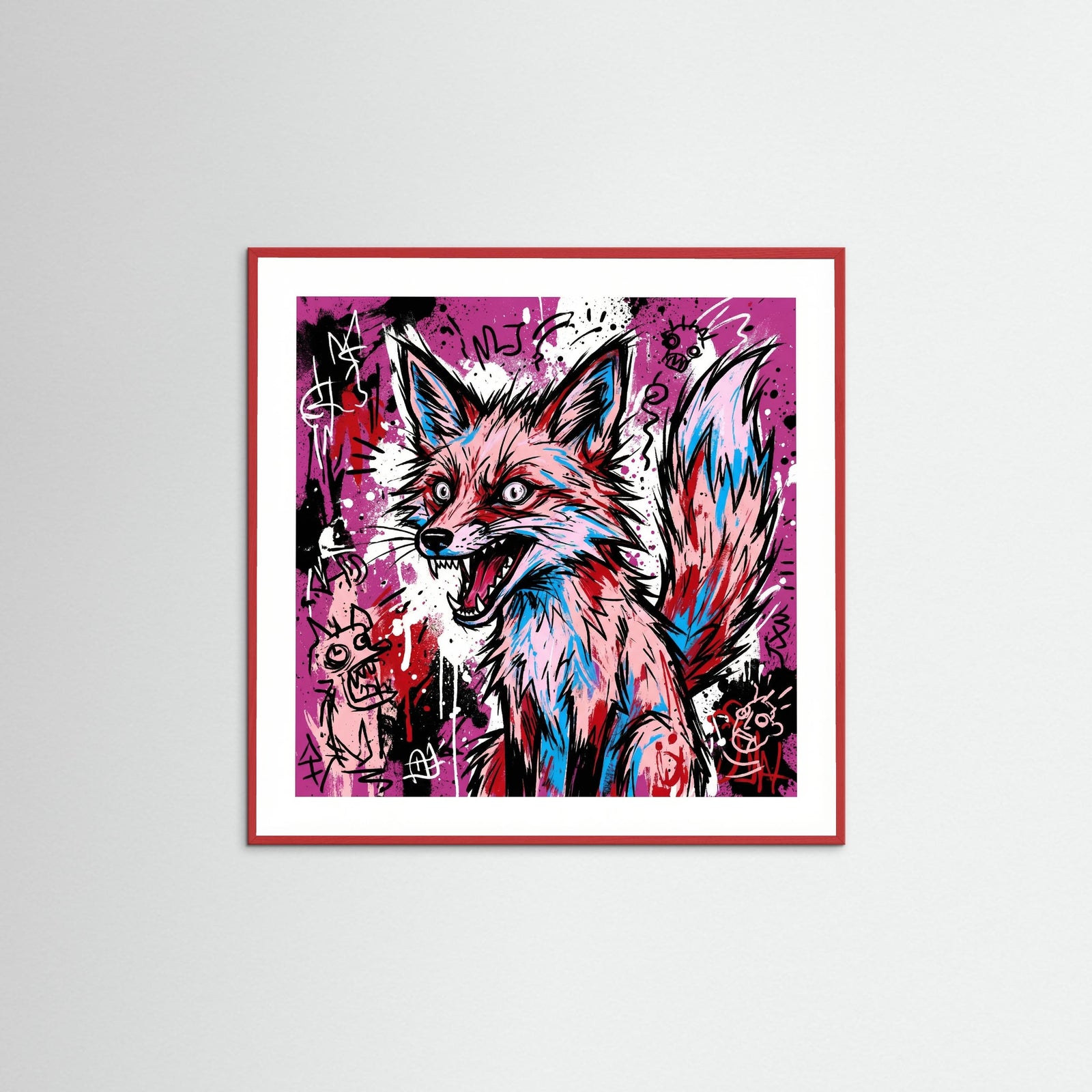 Red Wood Square Primal Chaos