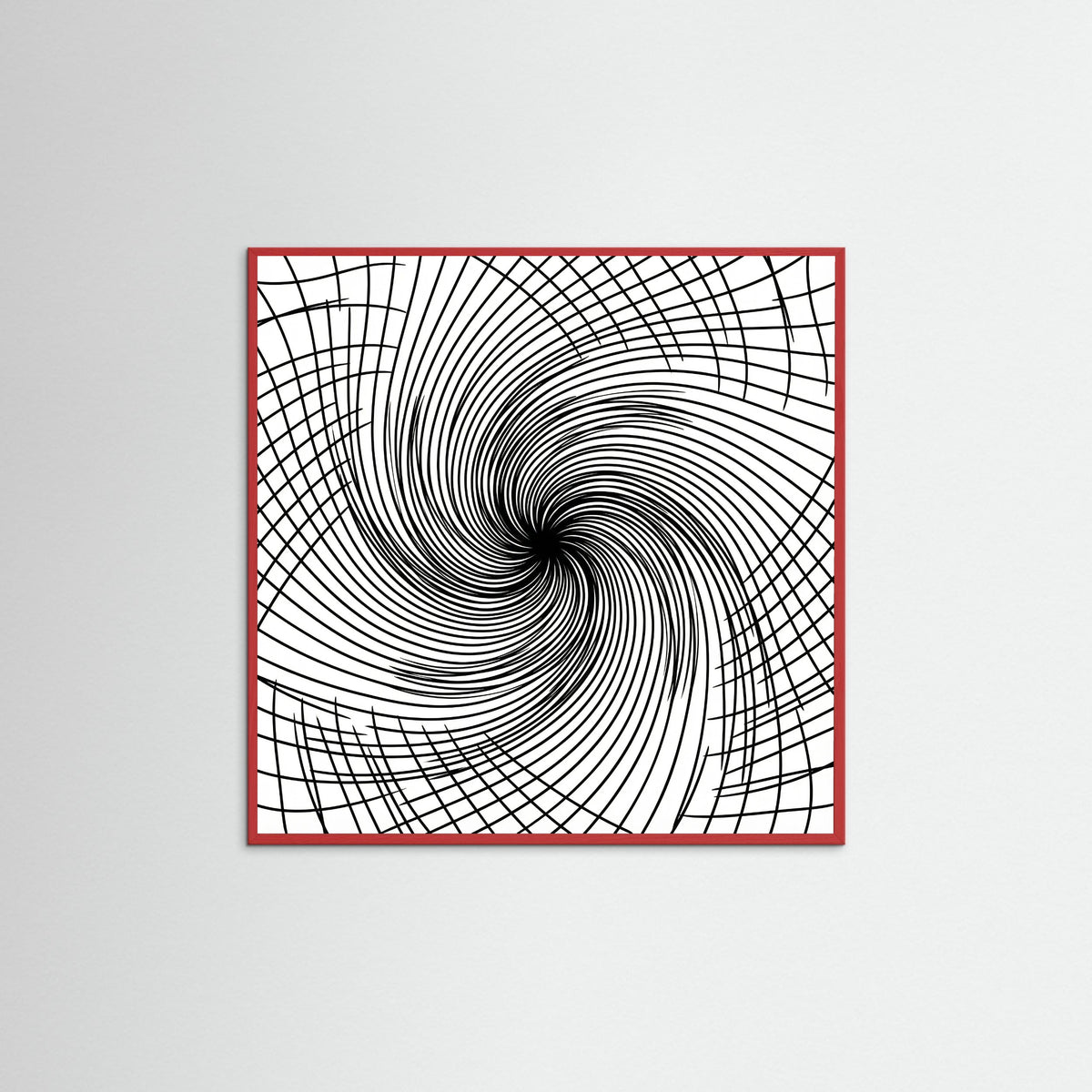 Red Wood Square Rhythmic Grids