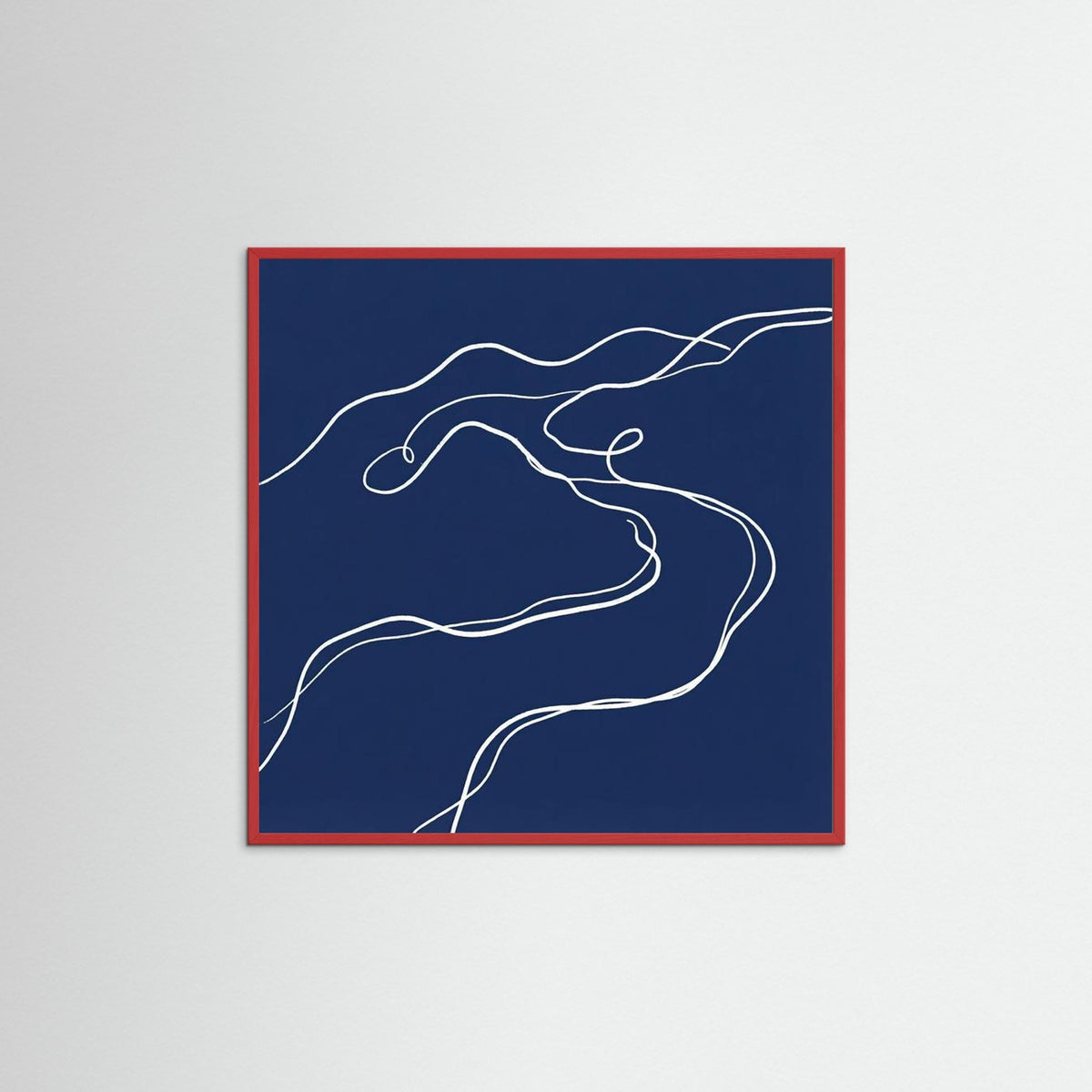 Red Wood Square Verdant Gesture