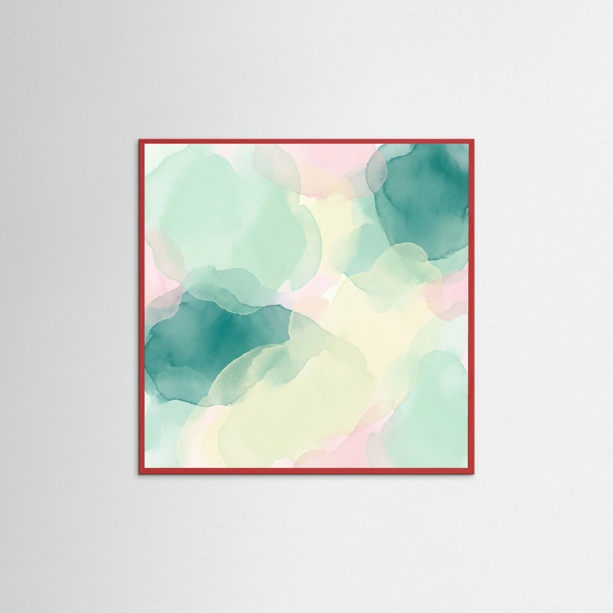 Red Wood Square Veridian Hues