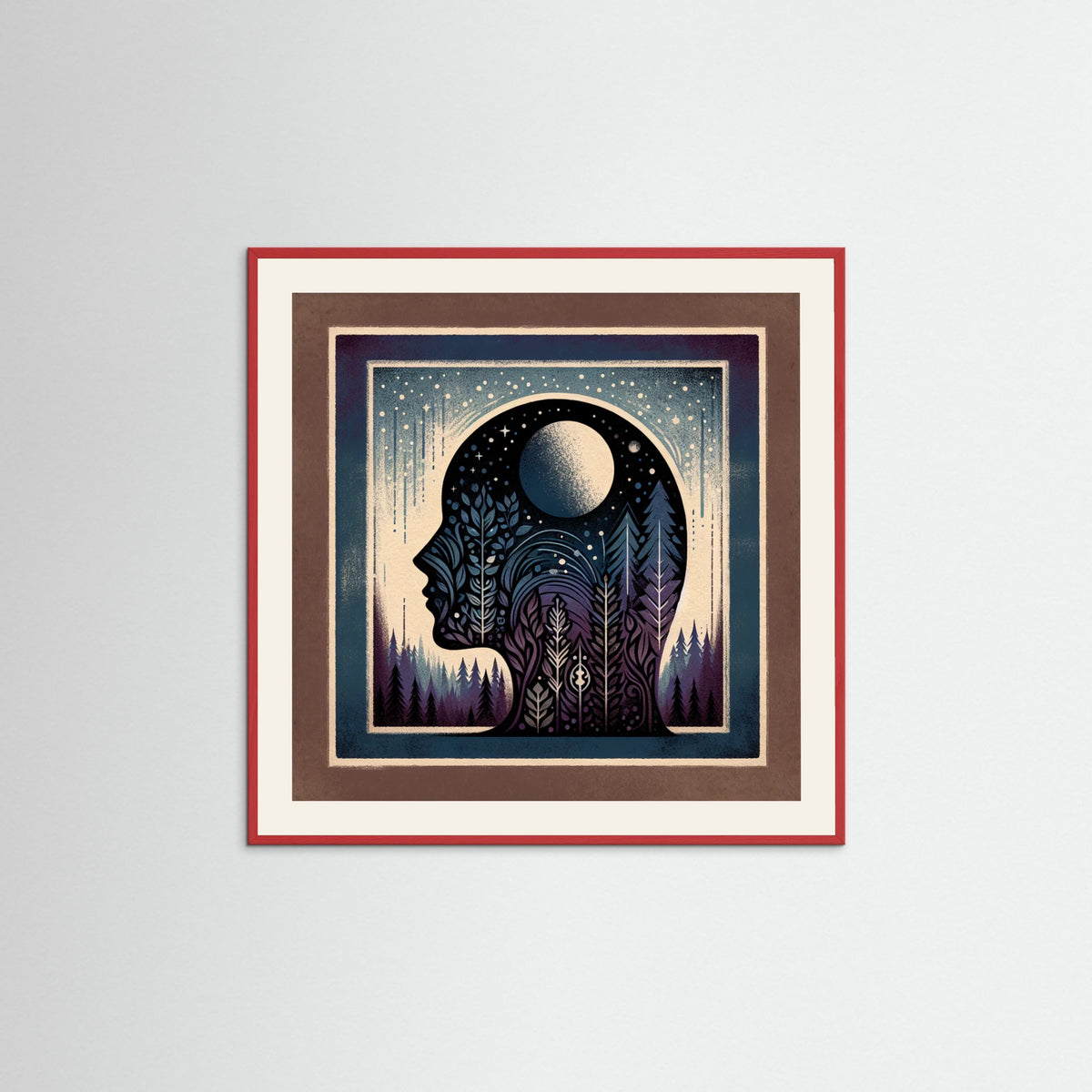Red Wood Square Wandering Soul
