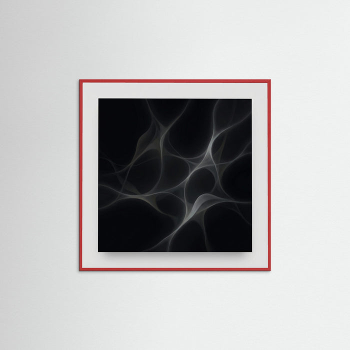 Red Wood Square Whispering Forms