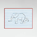 Poster Stripe Elephant – poster e stampa artistica