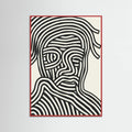 Stripe Portrait Poster – poster and art print