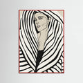 Striped Coat Poster – plakat og kunsttryk