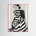 Póster Striped Dress – póster e impresión artística