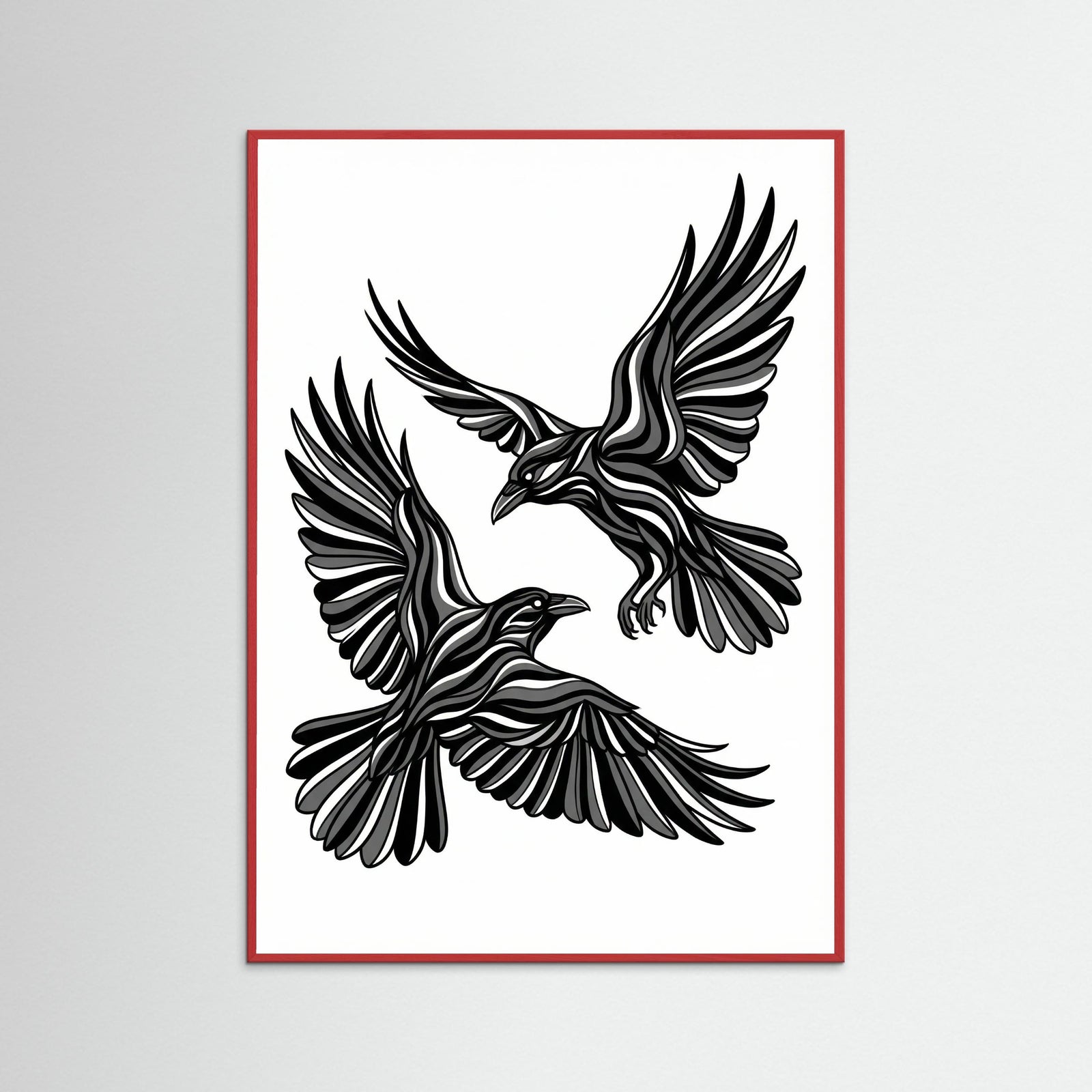 Red Wood Striped Enchantress