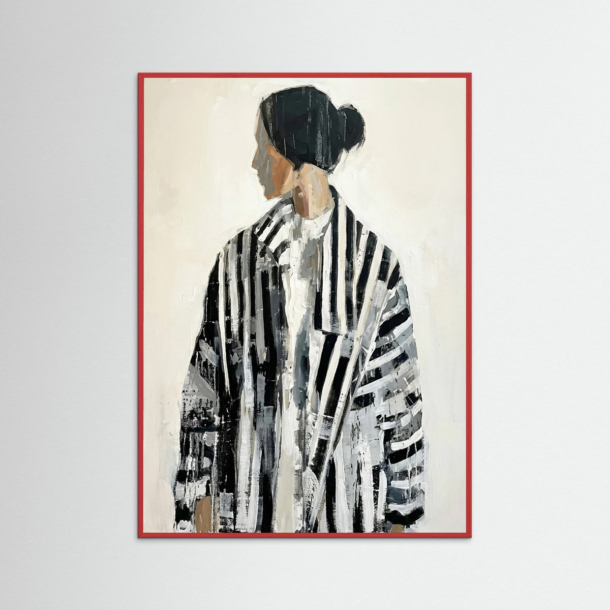 Red Wood Striped Gaze