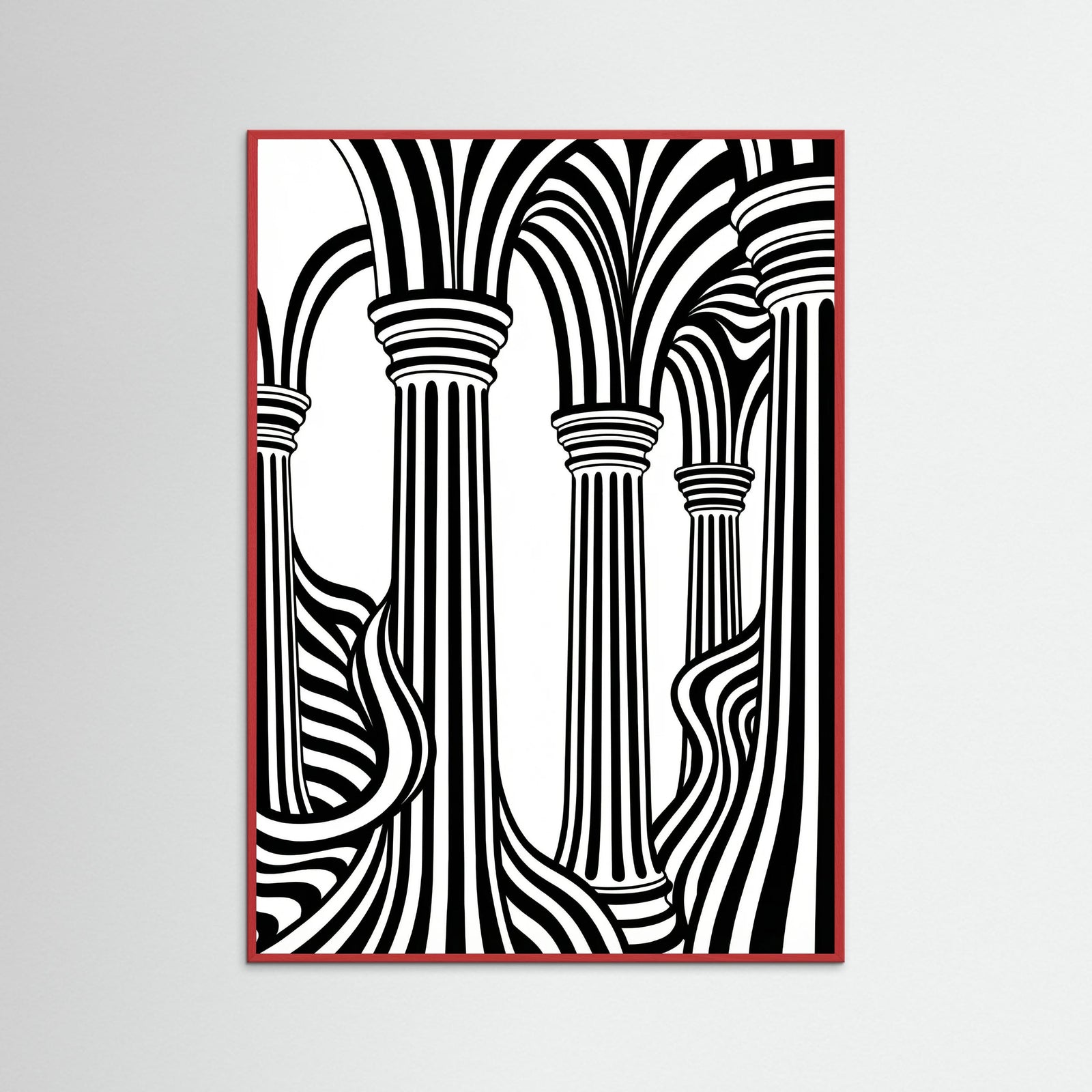 Red Wood Striped Grace