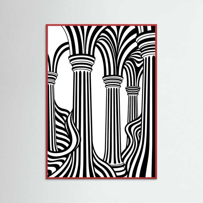Red Wood Striped Grace