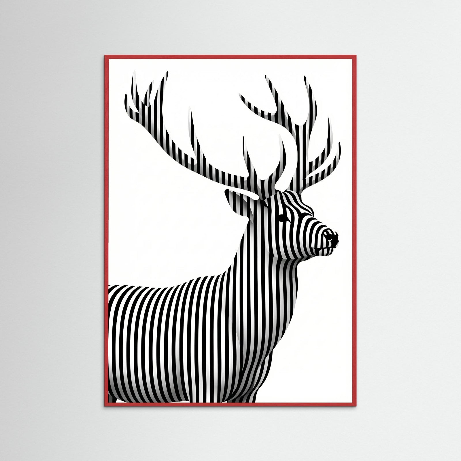 Red Wood Striped Muse