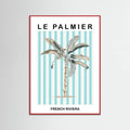 Striped Palm Tree -juliste – juliste ja taidepainatus