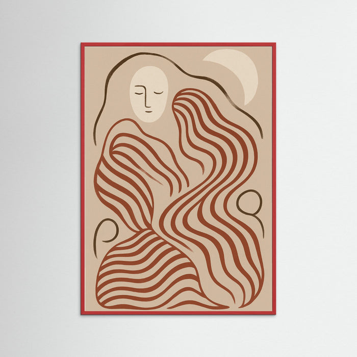 Red Wood Striped Serenade