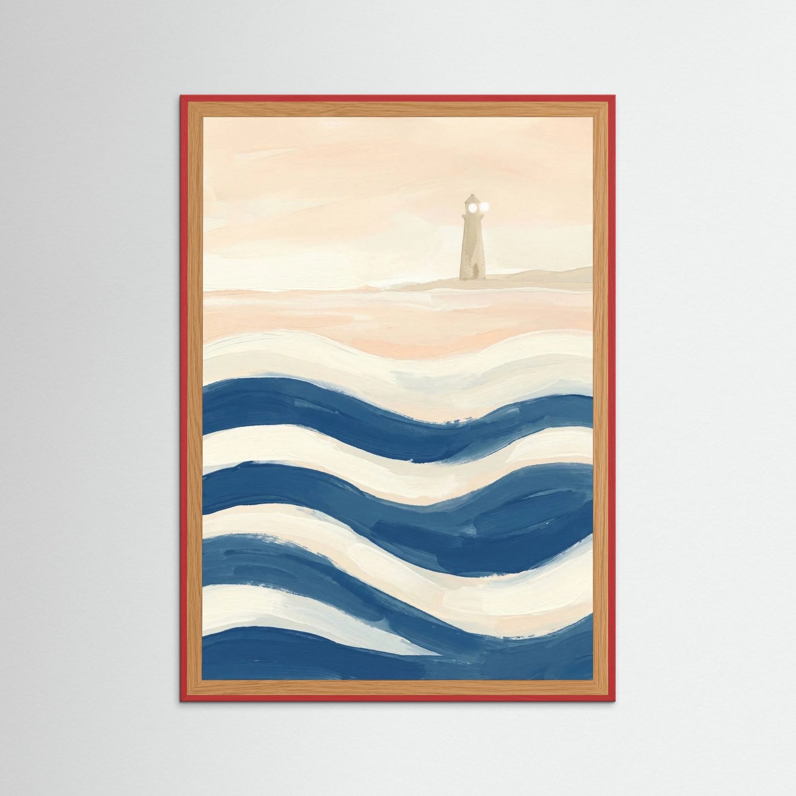 Red Wood Striped Serenity