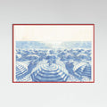 Poster Striped Umbrellas Parchment – poster e stampa artistica