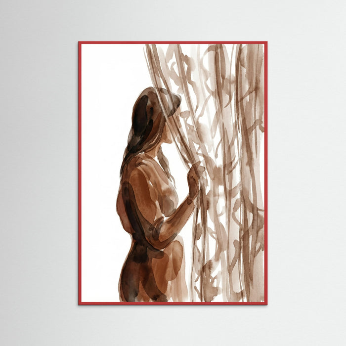 Red Wood Submerged Contemplation