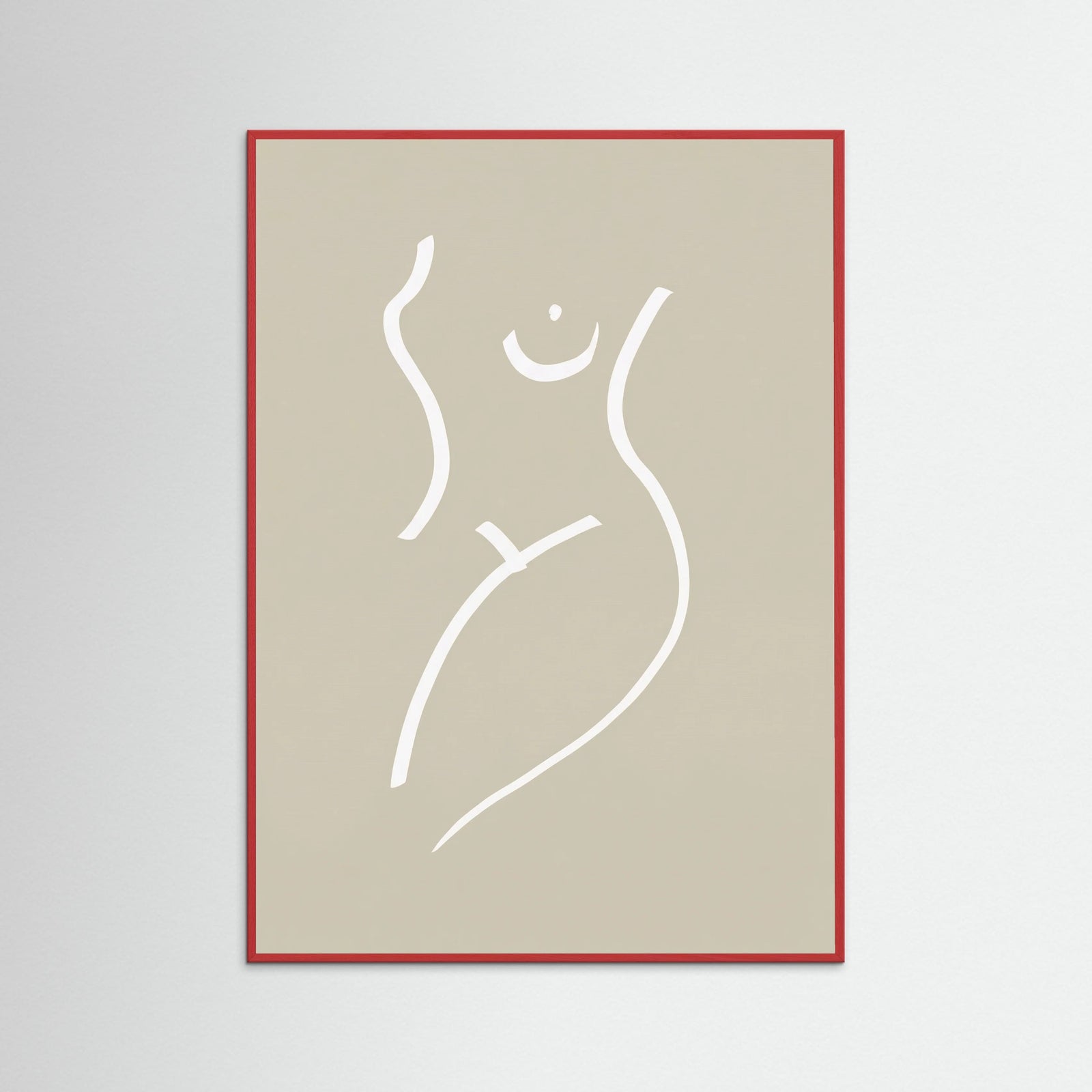 Red Wood Subtle Curves