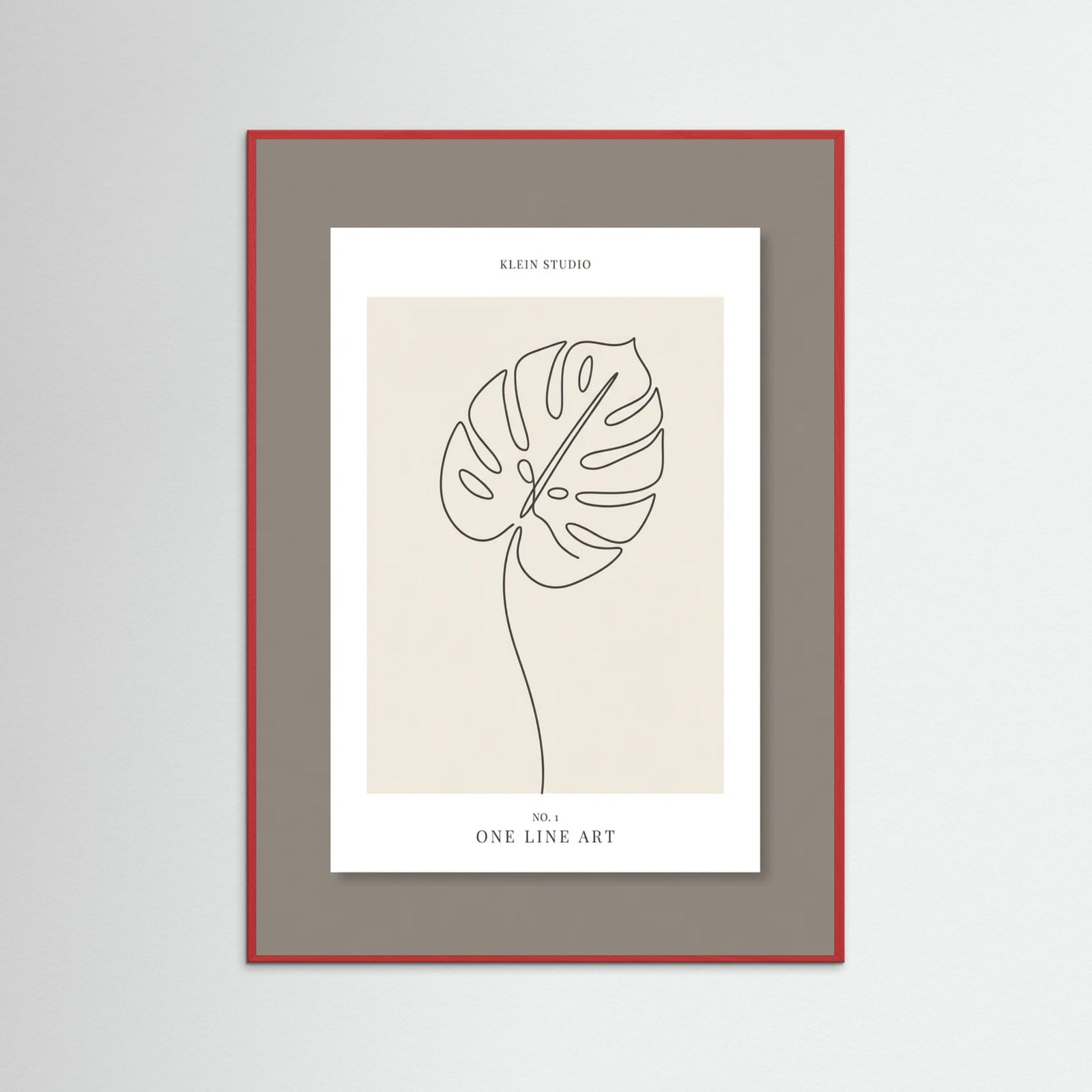 Red Wood Subtle Silhouette