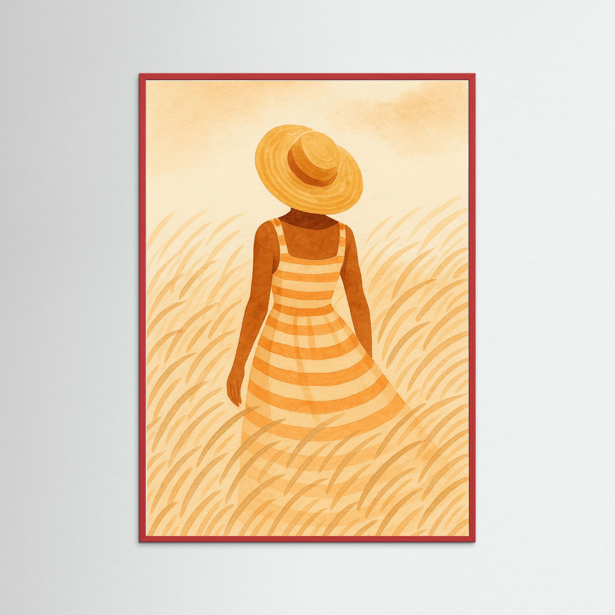 Red Wood Summer Silhouette