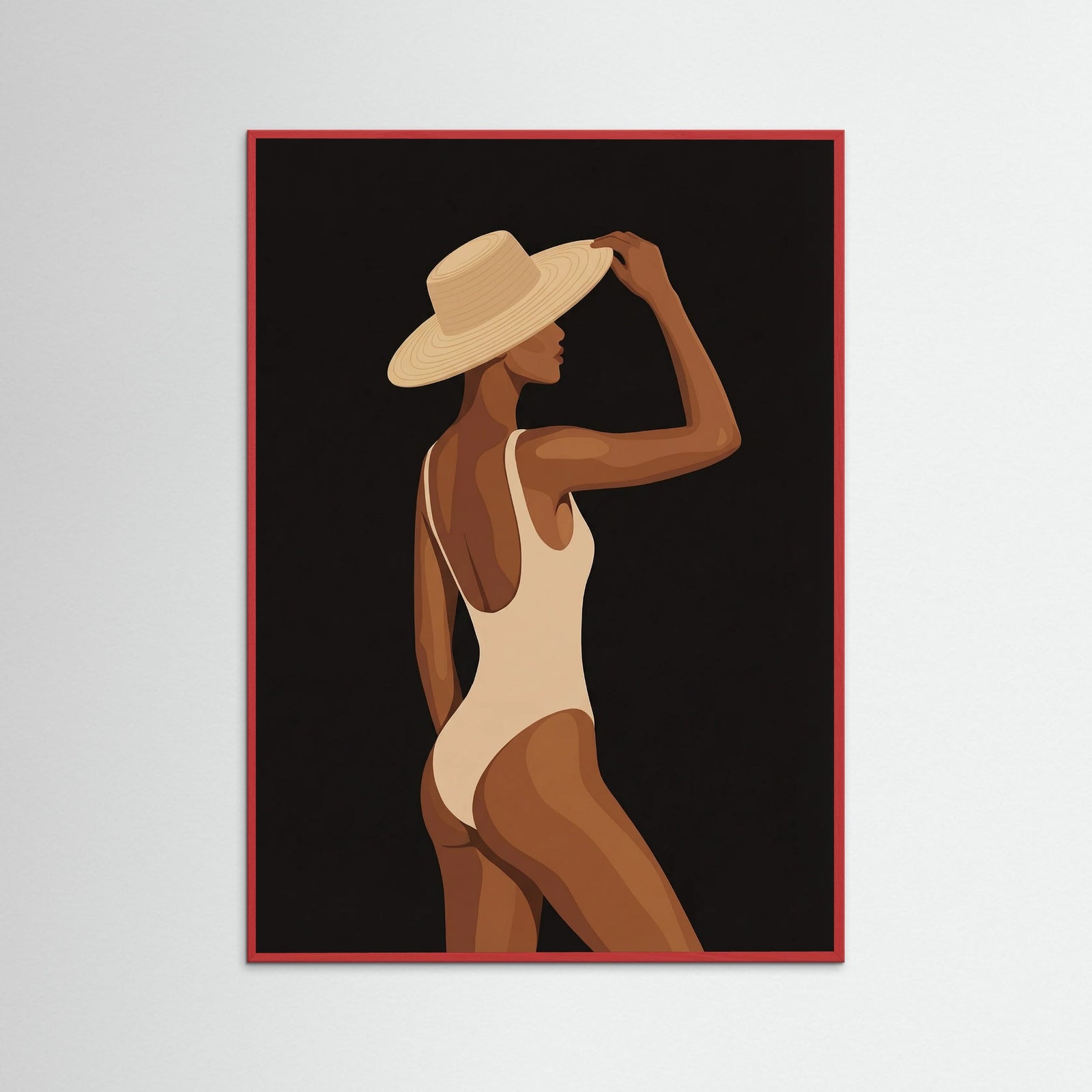 Red Wood Summer Silhouette