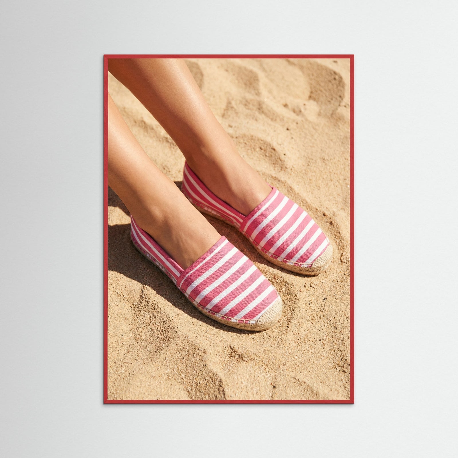 Red Wood Summer Stripes