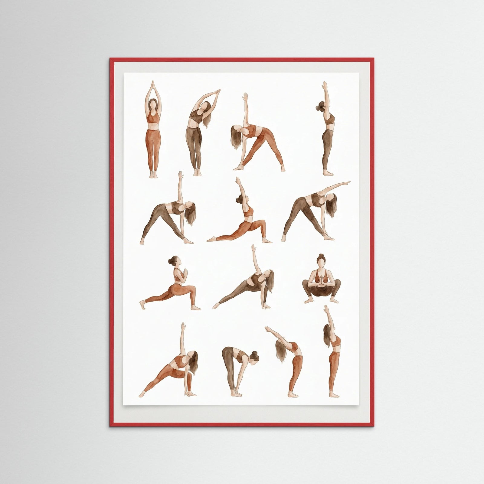 Red Wood Sun Salutation Flow