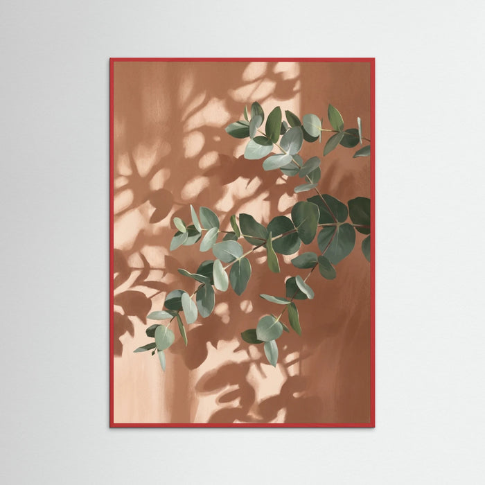 Red Wood Sunlit Fronds