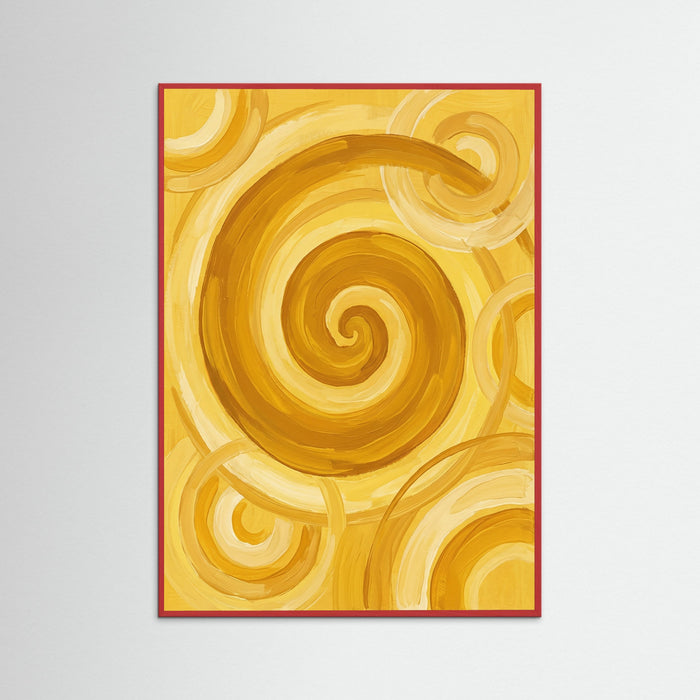 Red Wood Sunlit Rings