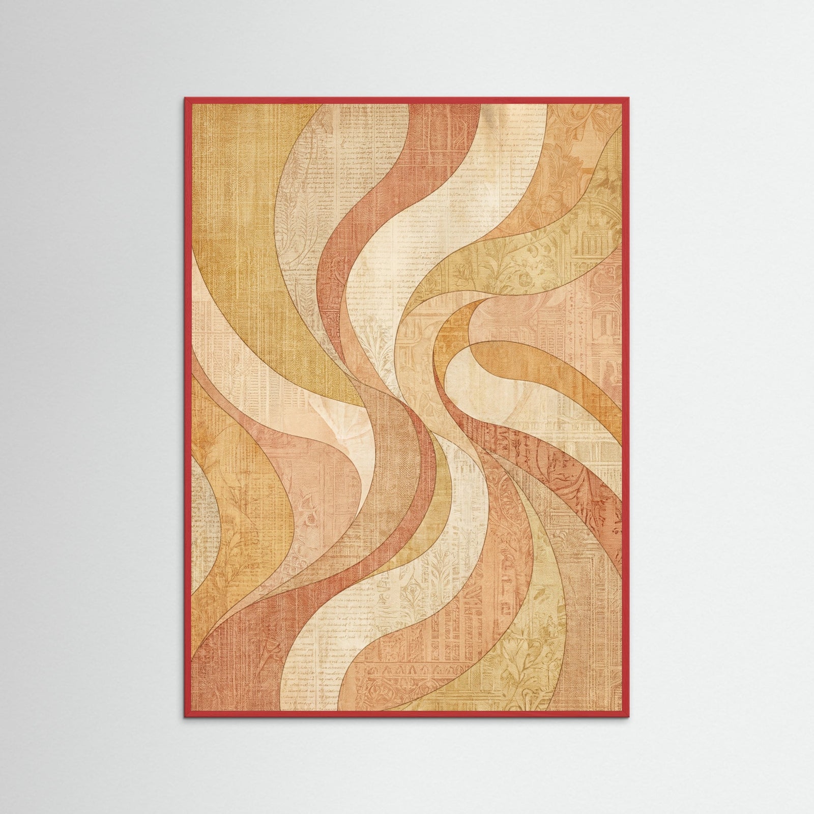 Red Wood Sunlit Tapestry