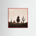 Red Wood Sunset Poster