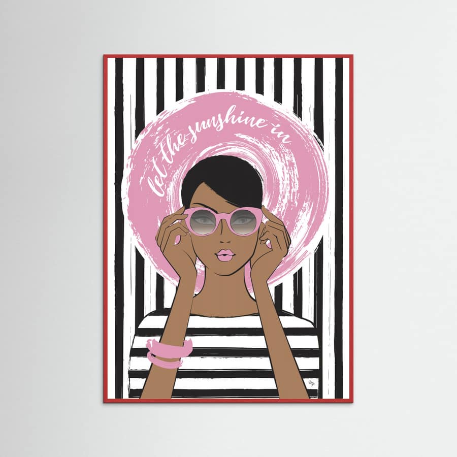 Poster Sunshine Girl Dark – poster e stampa artistica