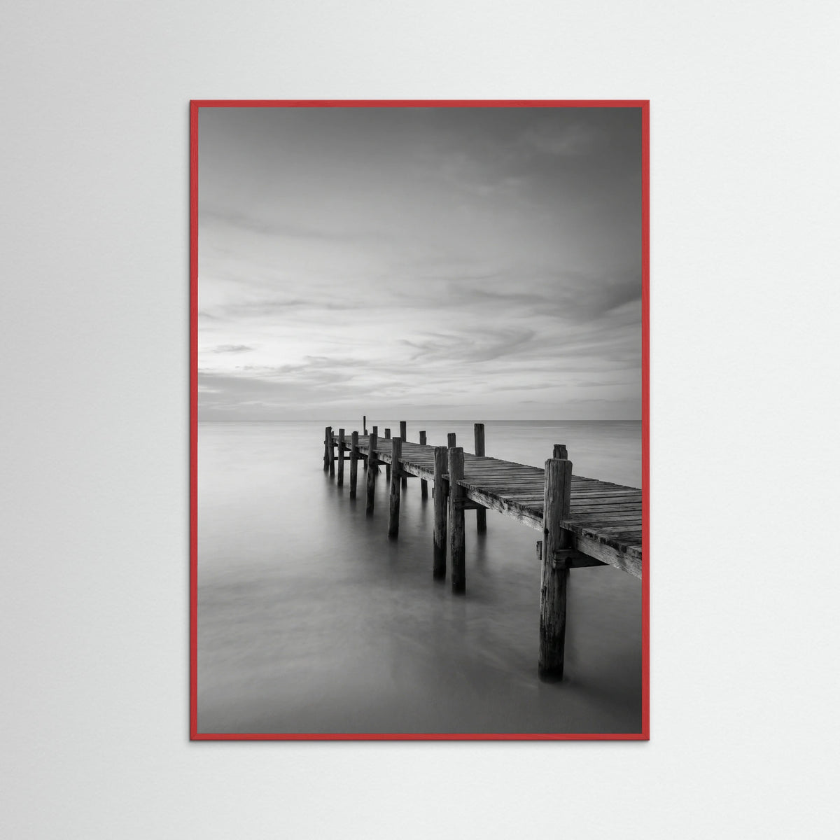 Red Wood Surfboard Serenity