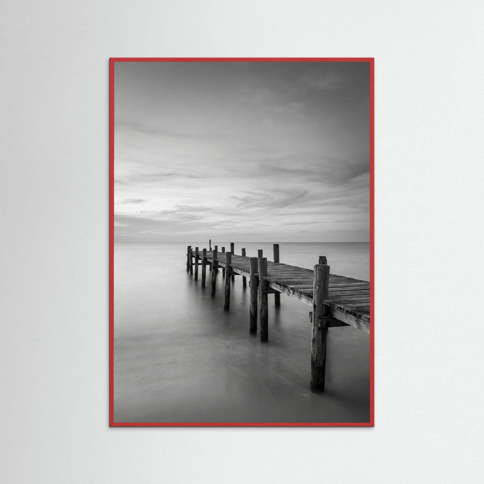 Red Wood Surfboard Serenity