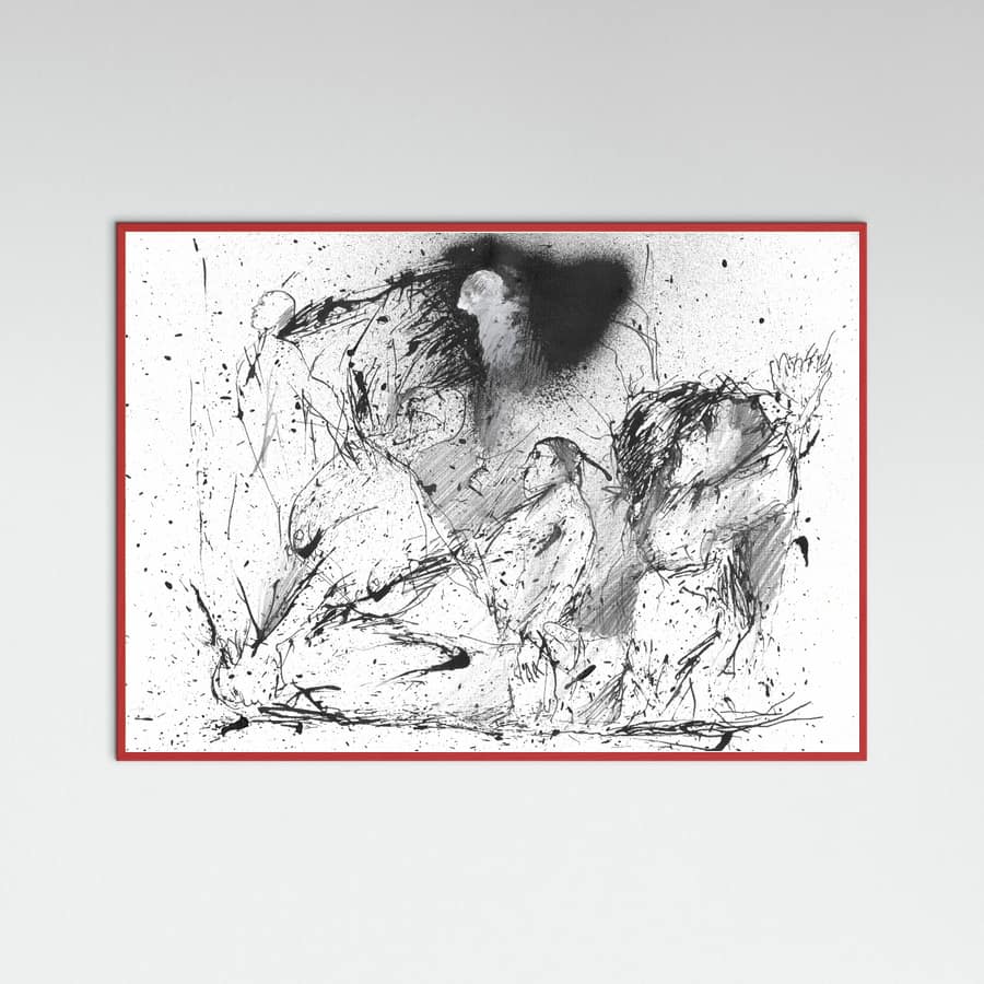 Surrealist Drawing Poster – poster and art print