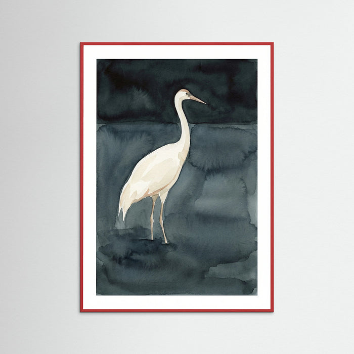 Red Wood Swan Embrace