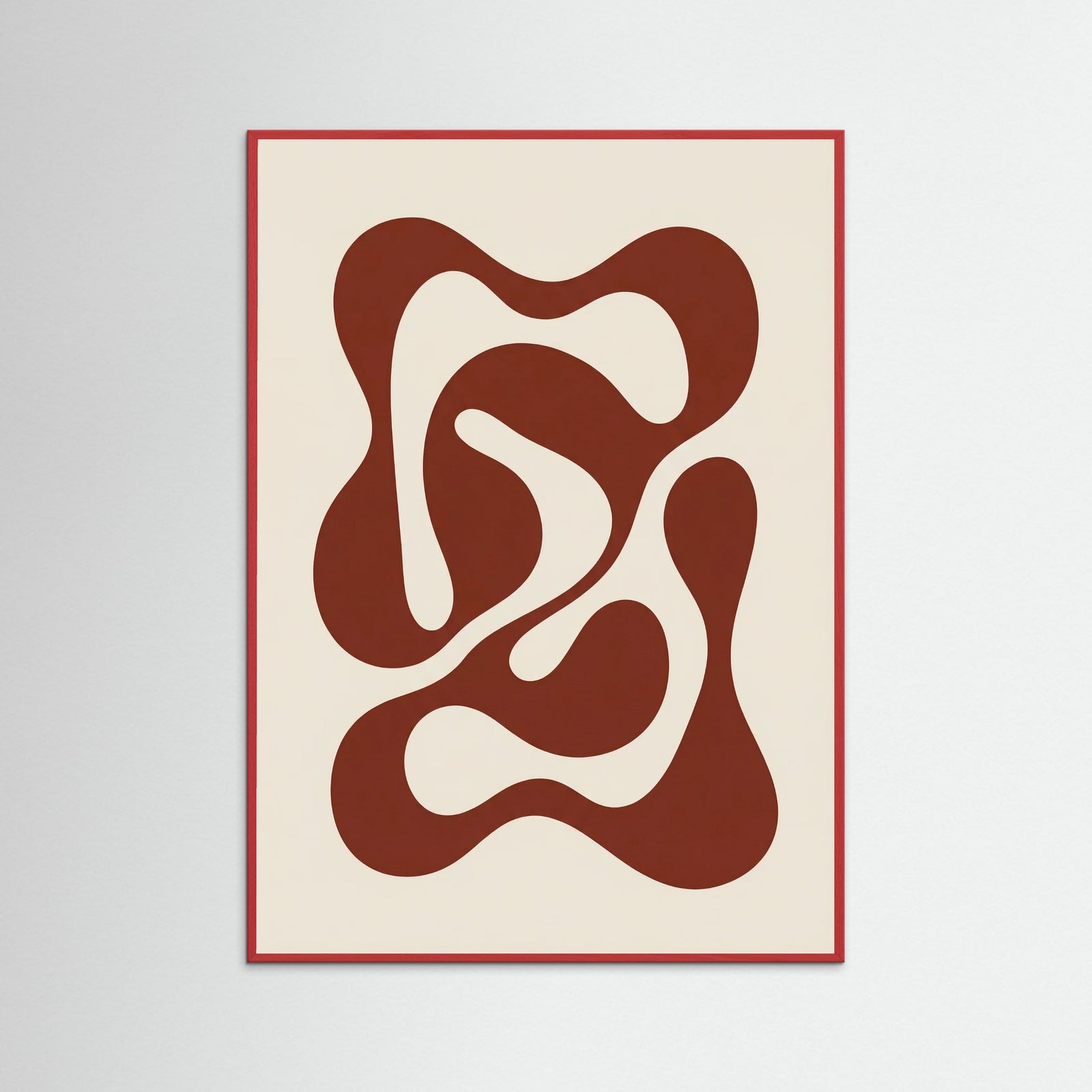 Red Wood Terra Cotta Curves