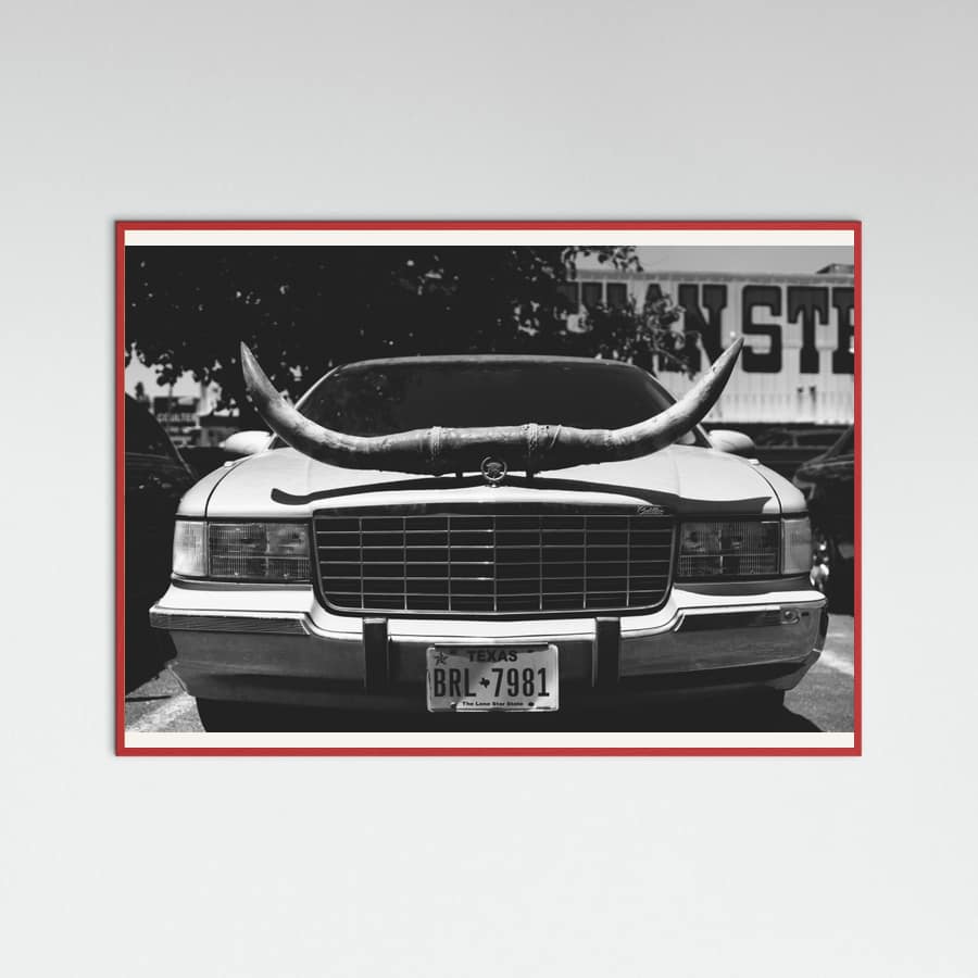 Red Wood Texas Ride Poster