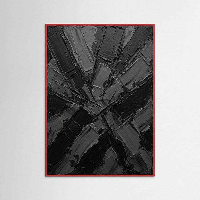 Red Wood Textured Abyss
