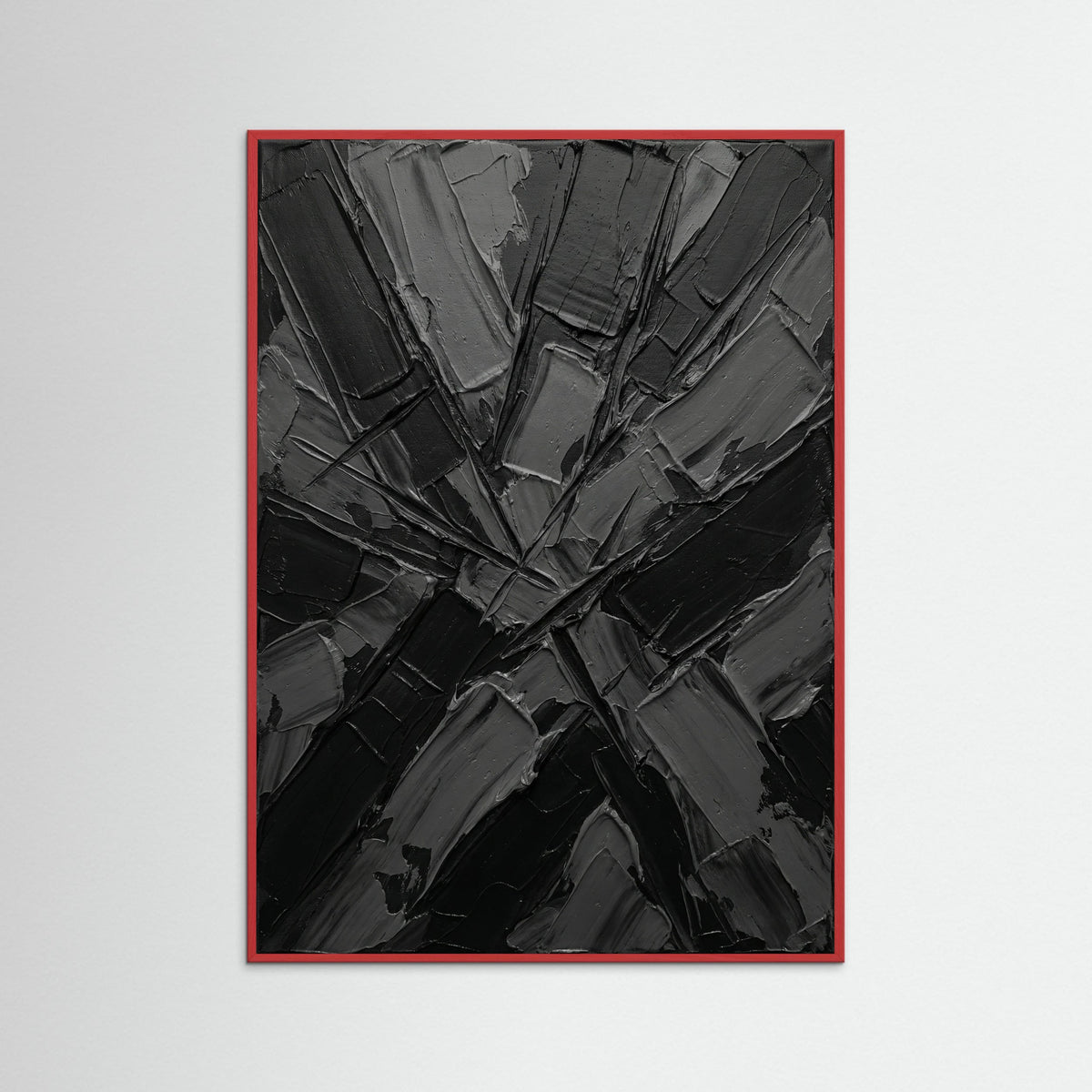 Red Wood Textured Abyss