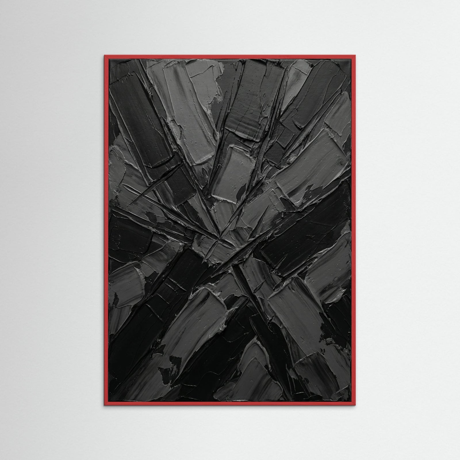 Red Wood Textured Abyss