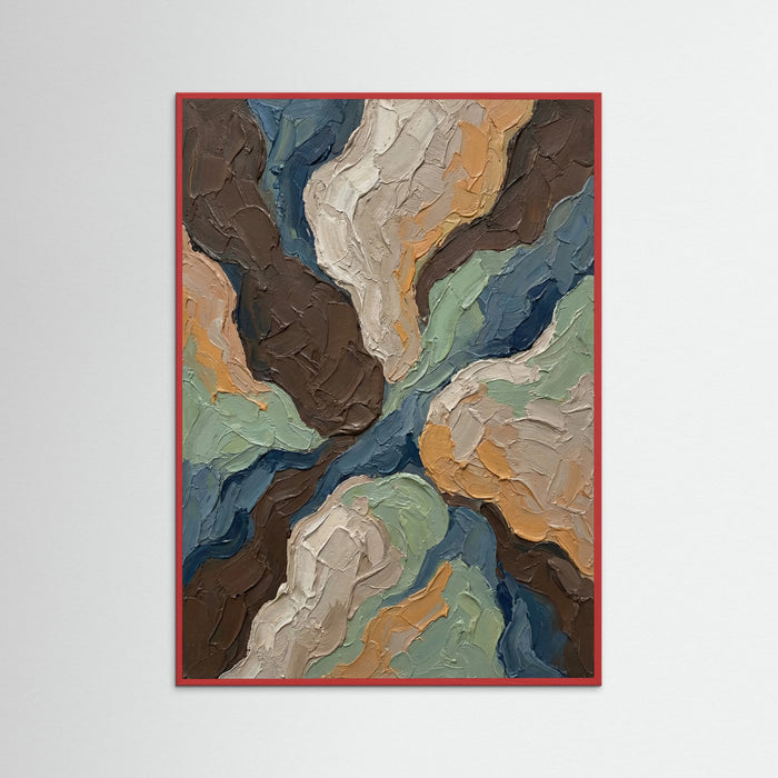 Red Wood Textured Hues