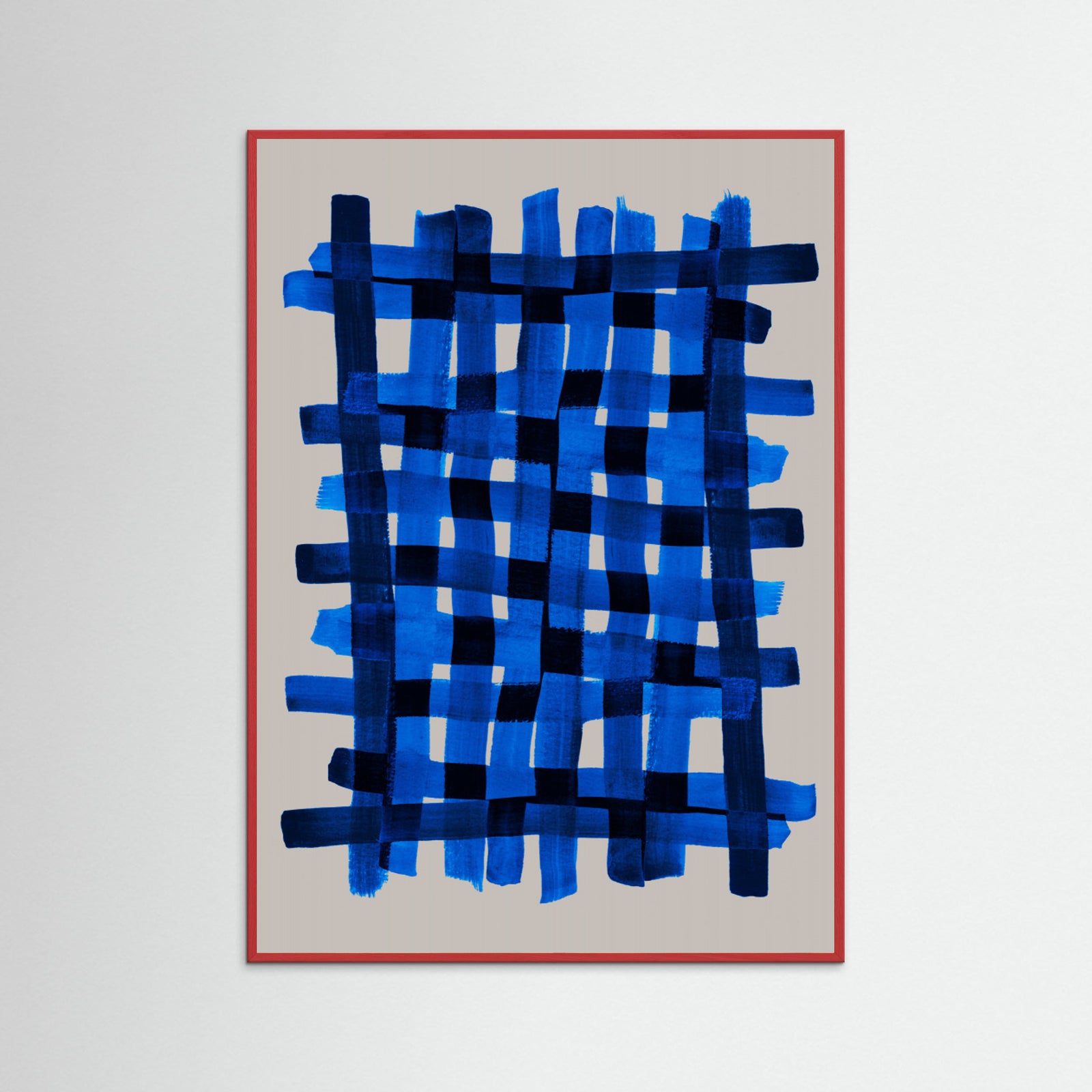 Red Wood The Grid 5 Poster