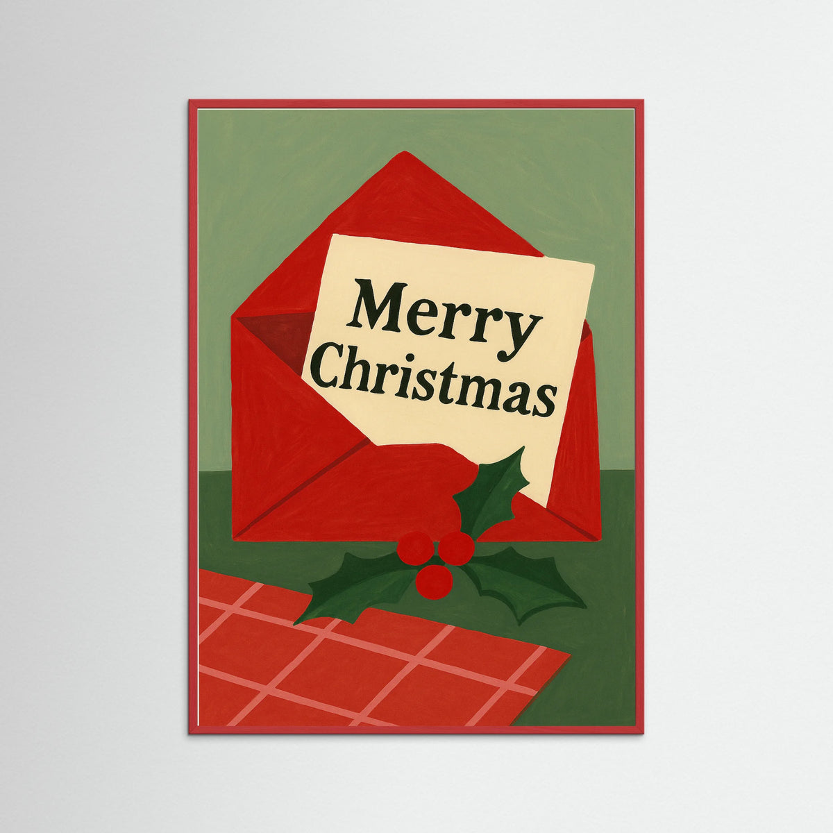 Red Wood The christmas card