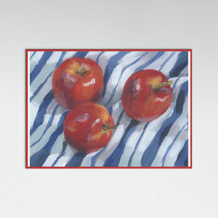 Three Red Apples Poster – Poster und Kunstdruck