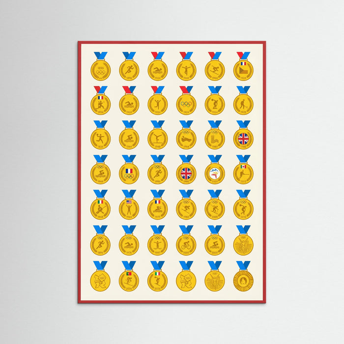 Tour de France Jerseys – poster och konsttryck